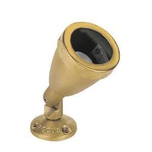   Light, Cast brass Bullet With Convex Lens And Adjustable Swivel