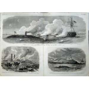  1862 Civil War America Cavalry Scout Ships Cork Harbour 