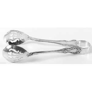   Ice Serving Tongs with Bowl Tips, Sterling Silver: Kitchen & Dining