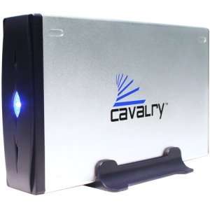  Cavalry CAU3I3701T0 1 TB 3.5 External Hard Drive   Silver 