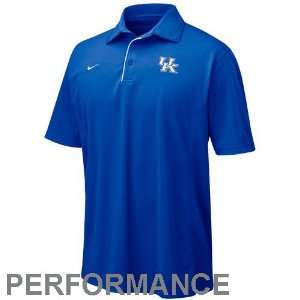  Nike Kentucky Wildcats Royal Blue Classic Dri FIT Polo 