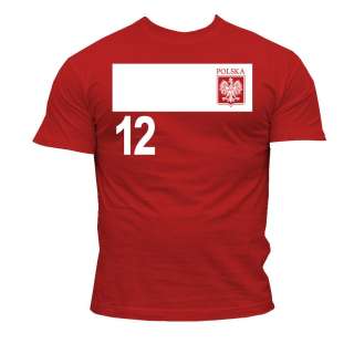 Shirt POLSKA POLAND Ideal for Football,Fan,Hooligans,Euro2012,Poland 