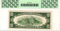 1950 $10 Federal Reserve Note Fr.2010 G Narrow PCGS graded Gem 65 PPQ 