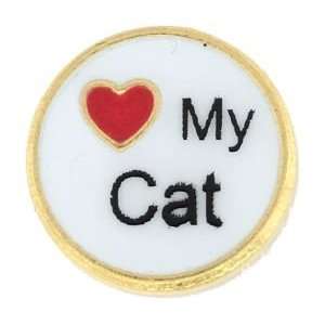  Love My Cat Charm Arts, Crafts & Sewing