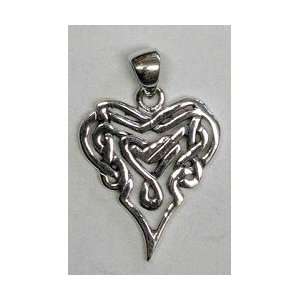 Celtic Heart, sterling silver (JCH21)