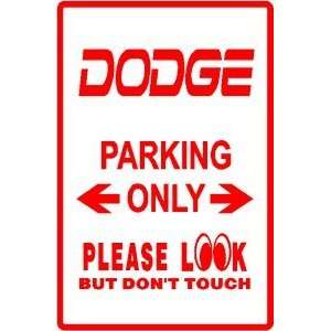  DODGE PARKING sports car truck show sign: Home & Kitchen