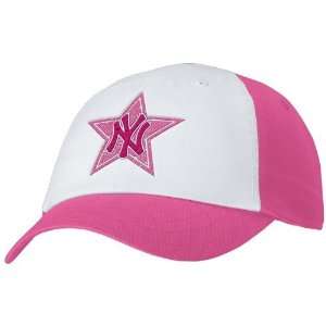   New York Yankees Pink Ladies Campus City Star Hat: Sports & Outdoors