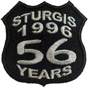  STURGIS BIKE WEEK Rally 1996 56 YEARS Biker Vest Patch 