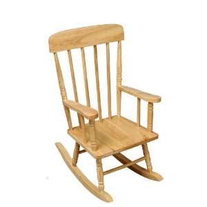  spindle rocking chair   natural