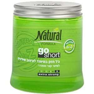    Natural Formula Go Short Spikey Look Gel 500 Ml (Pack of 2) Beauty