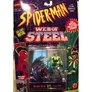    Spider Man Web of Steel   Spiderman vs. Vulture: Toys & Games
