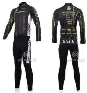 2012 Cycling bicycle bike outdoor long sleeves Jersey+pants Size M 