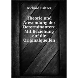   : Mit Beziehung auf die Originalquellen: Richard Baltzer: Books