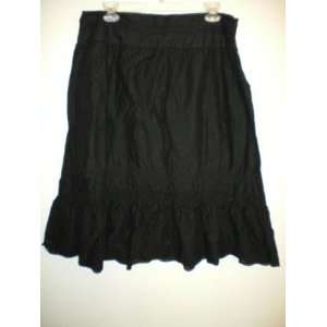  Chaps By Ralph Lauren Black Skirt Size 10 