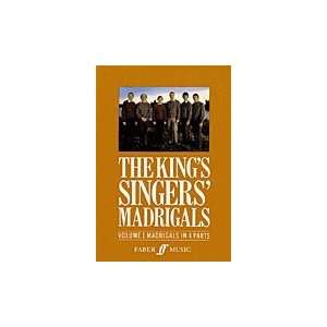  Kings Singers Madrigals Vol 1 in 4 Parts   SATB Musical 