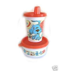   Rare Blues Clues Tumbler and Bowl Breakfast/lunch Set 