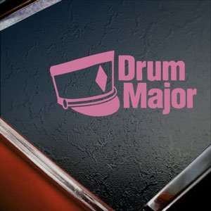  Drum Major Pink Decal Truck Bumper Window Vinyl Pink 