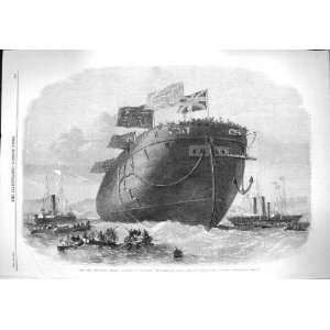  1862 IRON CLAD SHIP CHATHAM DOCKYARD FRIGATE ROYAL OAK 