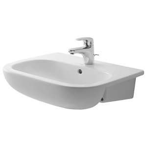 Duravit Sinks 033955 Semi Recessed Furniture Basin 21 5 8 quot White 1 
