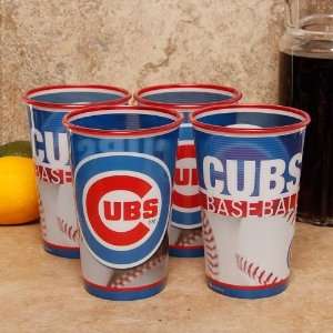  Chicago Cubs 4 Pack 22oz. Souvenir Cups