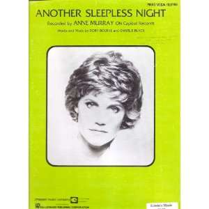  Sheet Music Another Sleepless Night Anne Murray 212 
