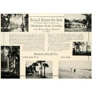 com 1930 Ad Kenneth Ives Island Real Estate Charleston South Carolina 