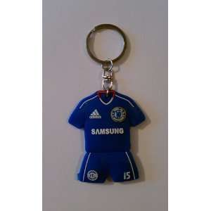  Chelsea FC Florent Malouda #15 Home Jersey Keychain 