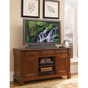   Styles Furniture Aspen Rustic Cherry TV Credenza Furniture & Decor