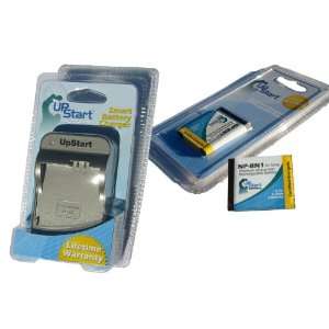 : UpStart Battery NP BN1 Replacement 2 Batteries+Charger Kit for Sony 