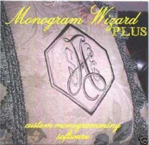 Monogram Wizard PLUS Embroidery Machine Software + Free  