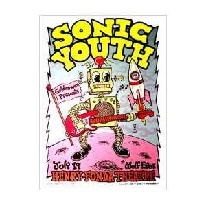  SONIC YOUTH   Limited Edition Concert Poster   by Michael 