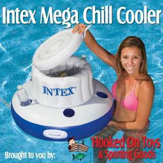   Floating Inflatable Cooler   Holds 24 Soda & Beer Cans Plus Ice  
