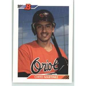 1992 Bowman #19 Chito Martinez   Baltimore Orioles 