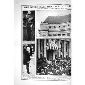  1922 LONDON COUNTY COUNCIL HALL RALPH KNOTT LORD MAYOR 