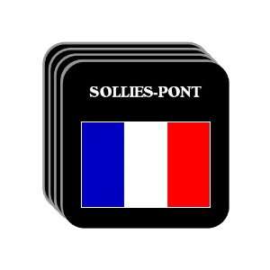  France   SOLLIES PONT Set of 4 Mini Mousepad Coasters 