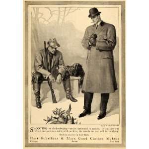  1908 Ad Hart Schaffner Marx Clothes Garment Fashion Gun 