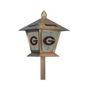   : Georgia Bulldogs 20 Stained Glass Solar Lantern: Sports & Outdoors