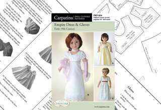  paper pattern including photos and instructions for making the dress 