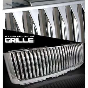   Truck 07 08 Vertical Style Grille Chrome Front Grill: Automotive