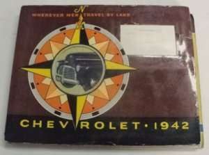 Chevrolet 1942 Dealer Showroom Album w/ Woody Wagon  
