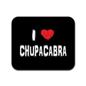  I Love Chupacabra Mousepad Mouse Pad: Electronics