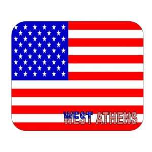  US Flag   West Athens, California (CA) Mouse Pad 