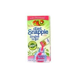 Diet Snapple Singles to Go Kiwi Strawberry 4 Packets Per Box (4 Pack 