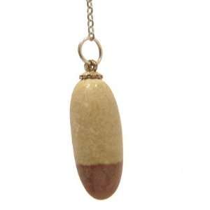 Shiva Lingam Stone Pendulum 01 Brown Crystal Healing Dowsing Egg 12