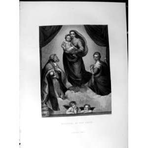    Art Journal 1860 Madonna Di San Sisto Lady Children