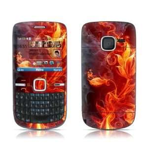  Flower Of Fire Design Protective Skin Decal Sticker for 