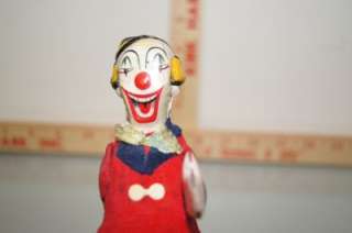 1950s TPS SKIPPY THE CYCLEIST CLOWN CIRCUS TOY JAPAN T.P.S. W/ OR BOX 