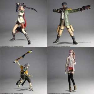 Final Fantasy XIII Trading Arts Volume 1 Set of 4 Action Figures Serah 