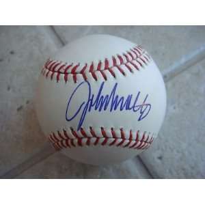  Autographed John Smoltz Baseball   Official Ml Coa 