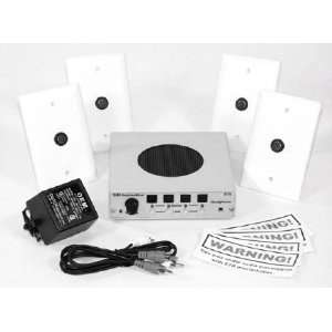  SM7   4 zone audio surveillance kit: Electronics